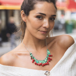 Chloe - Collier rouge