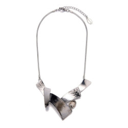 ARATA-Collier gris