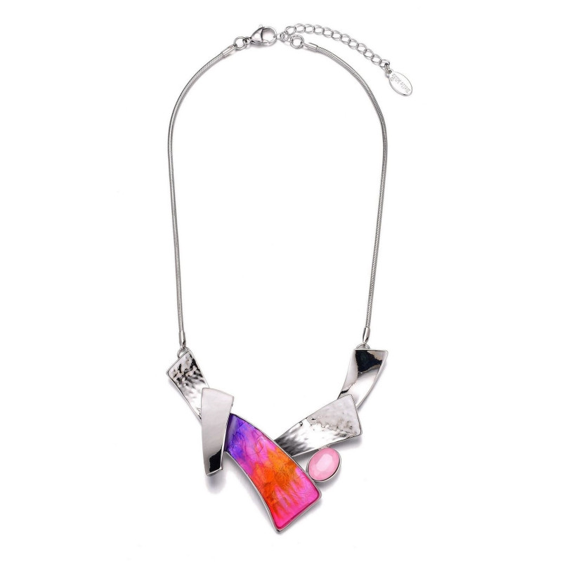 ARATA-Collier fuchsia