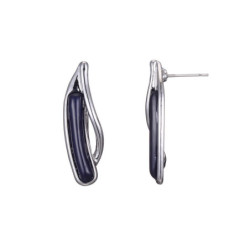 ARAKAN-Boucle d'oreille bleue