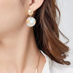 Furuta - Boucle d oreille rouge