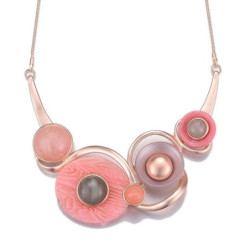 Furuta - Collier dore rose