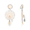 Lahya - Boucles d'oreilles clip beige
