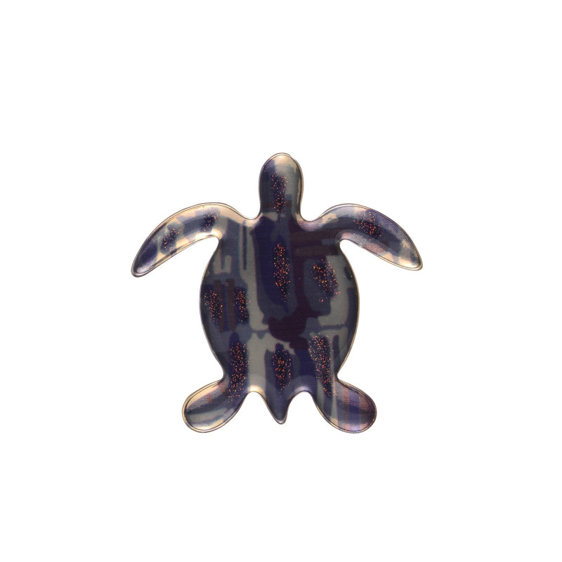 Pascale-Broche tortue noir