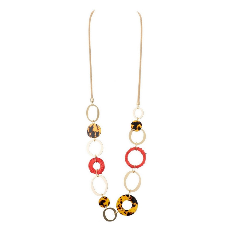 Sylene Sautoir doré léopard