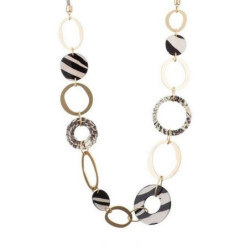 Sylene Sautoir zebre