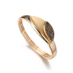 Gracia - Bracelet élastique doré