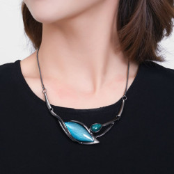 Barbora - Collier gris