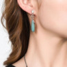ADRIENNE-Boucle d'oreille tige multicolore