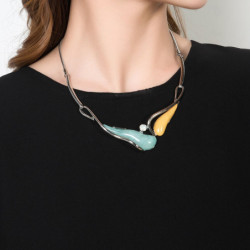 ADRIENNE-Collier multicolore