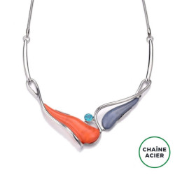 ADRIENNE-Collier multicolore