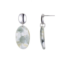 ASUKA-Boucle d oreille verte