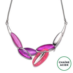 ASUKA-Collier fuchsia