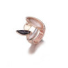 GWENDOLINE-Bague elastique dore rose