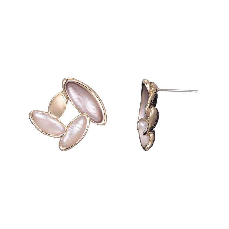 GWENDOLINE-Boucle oreille tige dore