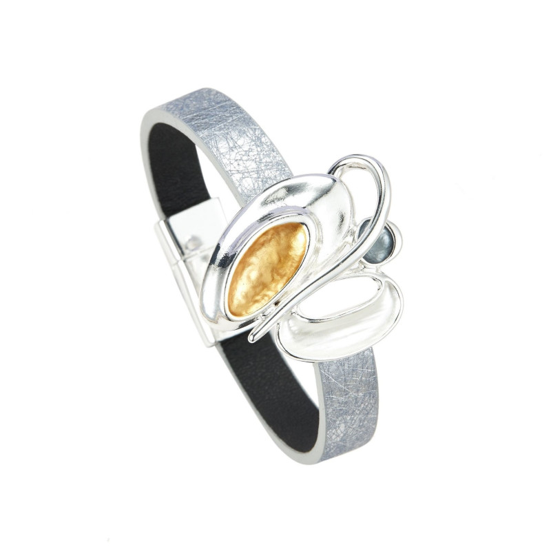 KASE-Bracelet argente