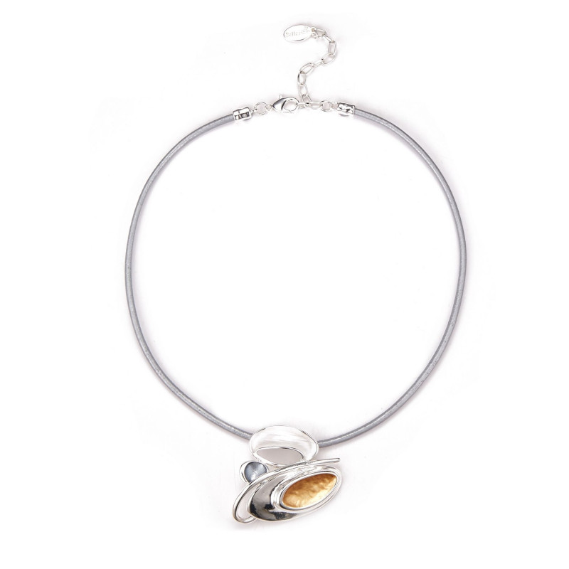 KASE-Collier argente