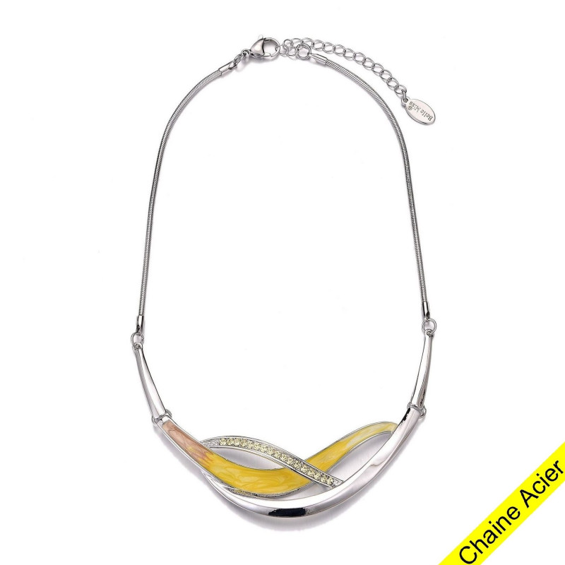 Albertine - Collier jaune