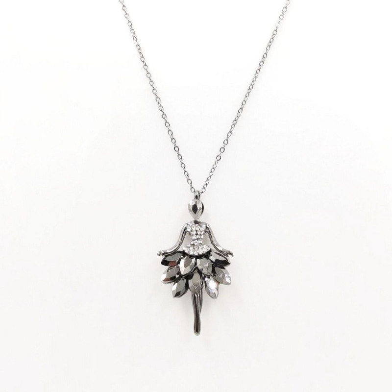 Oralie - Collier gris