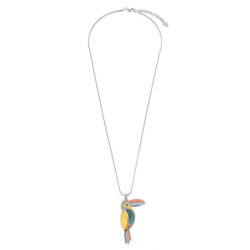 Oriane-Sautoir toucan jaune