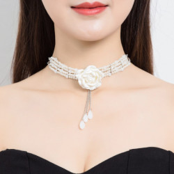 Xaveria - Collier blanc