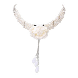 Xaveria - Collier blanc