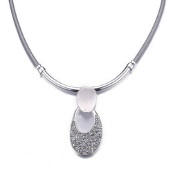 Georgina - Collier argenté