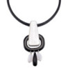 Barza - Collier noir et blanc