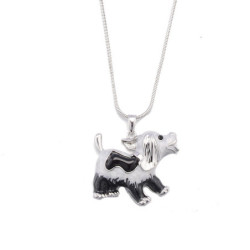 Privela - Sautoir chien noir