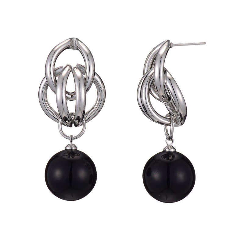 Saran - Boucle d'oreille noire