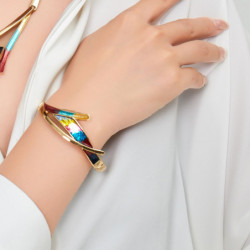 Armance - Bracelet elastique bleu