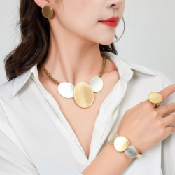 Hanouka - Bague élastique dorée rose