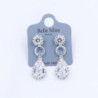 Wica - Boucle d'oreille tige blanche