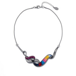 Aubane - Collier multicolore