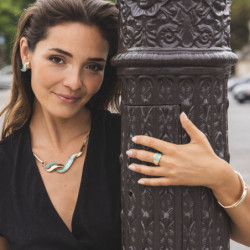 Aubane - Collier multicolore