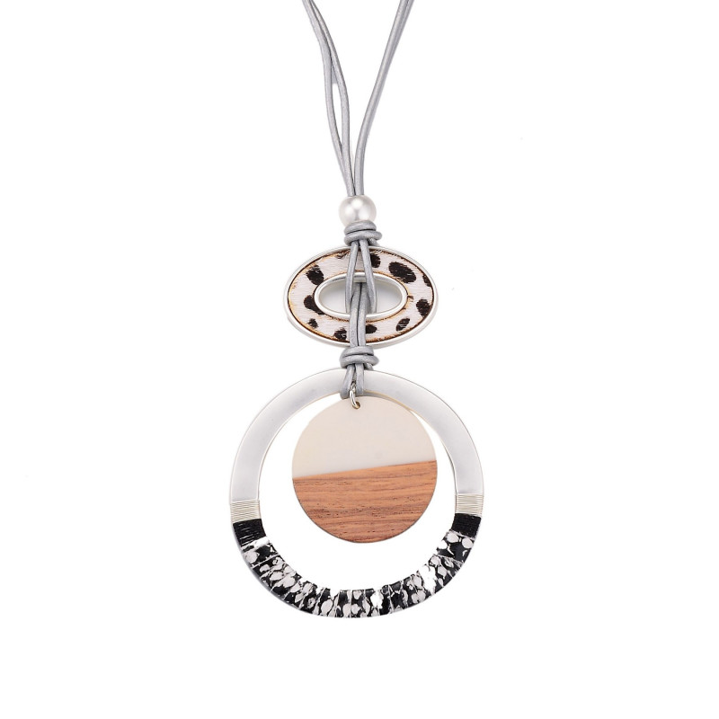 Tatiana-Sautoir gris