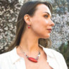 Agathe - Collier orange