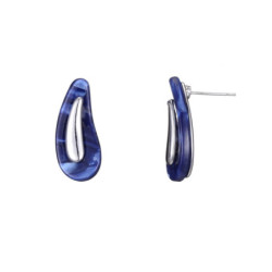 Fukui - Boucle d oreille bleue