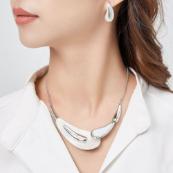 Fukui - Collier blanc