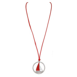 Gyda - Sautoir rouge