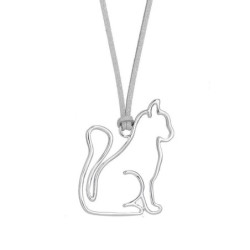 Olwin - Sautoir argenté